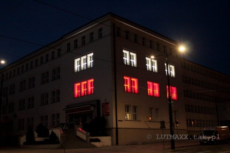 Iluminacja Warmińsko – Mazurskiego Urzędu Wojewódzkiego w Olsztynie